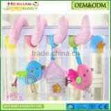 New Born Infant Pram Plush Toy Activity Spiral Cot Toy Musical Crib Spiral Toys