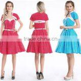 Apparel Walson Sey Ladies Knee Length Halter Cotton Cheap 1950s Vintage Dresses 6075-15 thumbnail-1