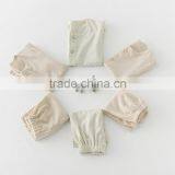 Wholesale Organic Cotton Baby t Shirt 2 Pcs in 1 Newborn Baby Clothes Clothing Set thumbnail-2