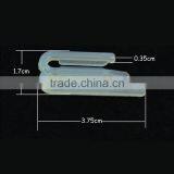 High Quality 3.75*1.7*0.35cm Clear Colored Plastic Shirt Clip for Garment Packing thumbnail-4