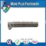 Made in Taiwan ISO 7047 Philips Oval Head Countersunk Grade 4 8 Carbon Steel Zinc Plated thumbnail-5
