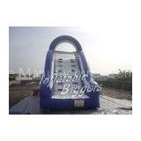Splash Pool Inflatable Water Slide / Rental Inflatable Climbing Wall And Slide