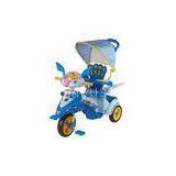 Lovely Bird Baby Smart Trike With Basket , Blue Children Tricycle