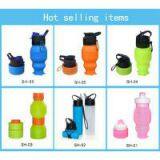 New Design Foldable Silicone Water Bottle Model thumbnail-3