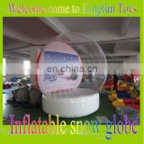 2014 New year inflatable snow ball for photo
