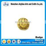 Custom High End Metal Copper 0.6mm Name Tags Bronze Plate Badge thumbnail-2