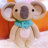Wholesales Baby Crochet Aaimal Toys 100% Handmade Knitted Bunny Dog Bear Toy thumbnail-5