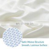 Luxury Famous Brand Microfiber White Super Queen King Size 4 Piece Satin Bedroom Home Bedding Comfort Set thumbnail-3