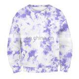 Women Custom Printing Logo Tie Dye 2 Pieces Jogger Sweat Pants Crewneck Sweatshirt Set thumbnail-5