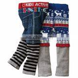 79 Styles Infants & Toddlers Knit Footless Ninth Pants Cropped Pants Stretchy Ankle Tights Leggings pp Pants 4 Sizes 3pcs/pack thumbnail-3