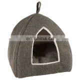 Small Grey Soft Pet Dog House thumbnail-1
