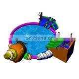 Conch Octopus Themed Inflatable Water Park Slide With Big Pool For Water Park thumbnail-6