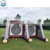 New Blessing Carnival Inflatable Axe Throw Dart Game for Sale, Axe Throwing Double Lane Inflatable Sport Game Axes Toys thumbnail-3