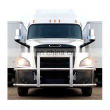 With Brackets 304 Stainless Steel America Semi Truck Bumper Deer Grille Guard for Freightliner Cascadia Volvo Vnl Kenworth T680 thumbnail-4
