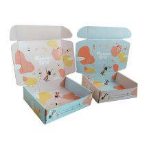 Double-sided Color Printing Packing Box Corrugated Aircraft Box Extra Hard Flower Tea Gift Box Folding Box thumbnail-4