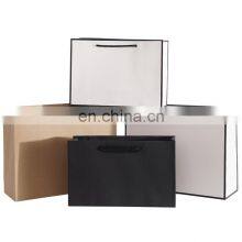 Manufacture Custom Reusable Retail Luxury Logo Printed Cardboard Paper Bags Boutique Shopping Paper Gift Carry Bags