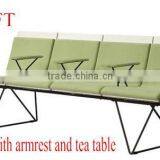 Wooden Hotesale Hall Waiting Chair With Cushion for Airport Station H63A-4T-E thumbnail-3