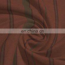 Stock Fabric Yarn Dyed Polyester Rayon Stripe Fabric For Garments thumbnail-3