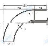 08415 Truck Body Channel Floor / Refrigerated Truck Body Flooring / Aluminum Truck Floor thumbnail-2