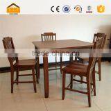 modern square dinettes top with 4 chairs set