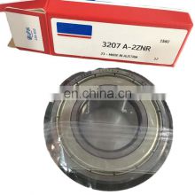35x72x27 angular contact ball bearing with snap ring 3207 A-2Z 3207A-2Z high precision ball bearing 3207A-2ZNR bearing