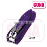 Professional factory Promotion Nail clipper with catcher