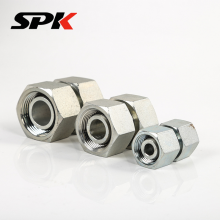 304 Stainless Steel Hydraulic Adapter Series Compression Straight Fitting, Stainless Steel Right-Angle Male Thread Elbow thumbnail-1