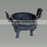 Modern Bronze Sculpture Urban Tripod Shaped Ashtray Statue thumbnail-2