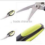 Heavy Duty Stainless Steel Kitchen Shears With Black Soft Grip Handle thumbnail-2