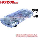 LED PC Dome and Alumimun Base Magnetic Installation High Power LED Warning Vehicle Mini Lightbar HSM424 thumbnail-3