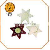 DIY Wooden Craft Tealight Holder Star Set of 3 for Kids thumbnail-3