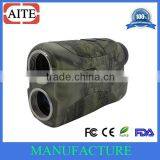 6*24 400m Camo golf detector laser rangefinder with golf pin seeking optic rifle scope