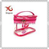 Manufacture Recyclable Cosmetic Zipper EVA Clear Bag thumbnail-3