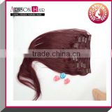 100% virgin cheap Brazilian high quality afro hair clip in remy half wig 36 inch hair extensions clip in half wig