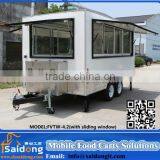 Outdoor Hot Selling Mobile Fast Food Trailer Cart Mobile Ice Cream Trailer for Popular Sale thumbnail-5