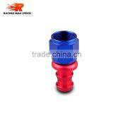 Aluminum Oil Cooler Hose Fitting Straight Push on Fitting Hose End Blue and Red 10-001-12 thumbnail-4