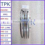 Isuzu 6HK1 Piston Ring 8-94391-502-4 thumbnail-1
