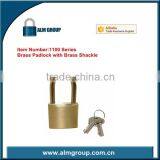 Top Security Brass Padlocks, Padlock With Bronze Shackle,Shackle Padlock, Top Security Padlocks Quality Choice thumbnail-1