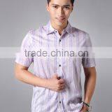 China Supplier Custom Short Sleeve Top Quality Man Shirt Designs thumbnail-2