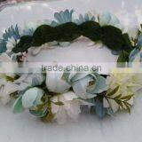 Wholesale Fashion Tiara Flower Crown Headband Women Wedding Garland Crown Handband Girls thumbnail-1