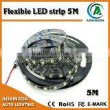 High Quality 12V 5050 SMD 300 LEDs Black PCB Waterproof 5M Flexible LED Strip