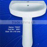 Ceramic Wash Basin Pedestal Sink