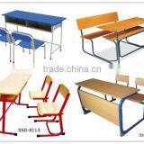 Cheap Steel Wood Standard Classroom Desk and Chair thumbnail-4