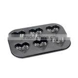 Bakeware Carbon Steel Cake Pans of Muffin Pan With 6 Cups thumbnail-1