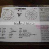 NATURAL WHITE DIAMOND-IGI CERTIFIED-KLM-SI-2-I-2MIX