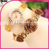 2016 Women's New Styles Leather Bracelet Watch and PU Bracelet Watch With