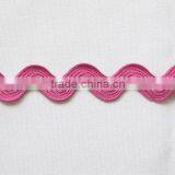 manufacturer Hot pink 10mm Rick Rack Ribbon