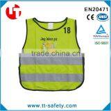 CE EN 1150 Fluorescent green safety wear for children