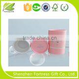 Pink Empty Cream Round Cardboard Tube