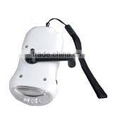 Hand Crank Emergency Dynamo Solar 3 LED Hand Rechargeable Flashlight thumbnail-3